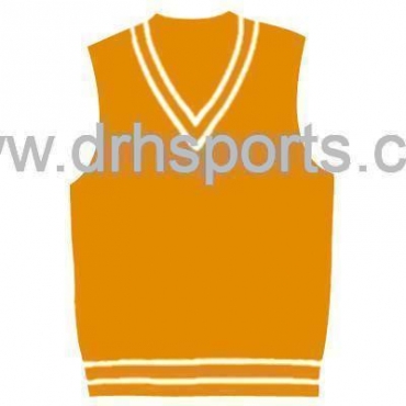 V Neck Cricket Vests Manufacturers in Moscow